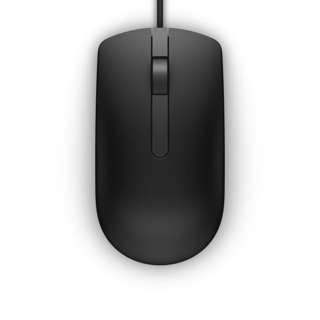 Dell MS116 Wired USB Optical Mouse 1000 DPI Black - Image 1
