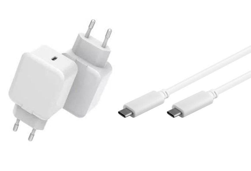 CoreParts USB-C PD / QC3.0 Wall Charger with 1 m USB-C Cable (EU Plug)