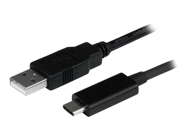 StarTech USB-A to USB-C Cable 0.5m Black - Image 2