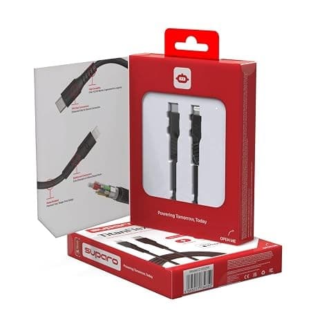 TitanFlex USB-C to Lightning Braided Fast Charging Cable 1.2M Black - Image 6