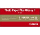 Canon Photo Paper Plus Glossy II PP-201 - photo paper - glossy - 20 sheet(s) - 130 x 180 mm - 260 g/m² thumbnail 3