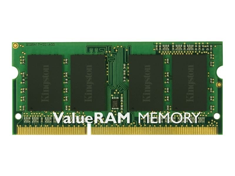 Kingston ValueRAM - DDR3 - module - 4 GB - SO-DIMM 204-pin / PC3-12800 - unbuffered - Image 1