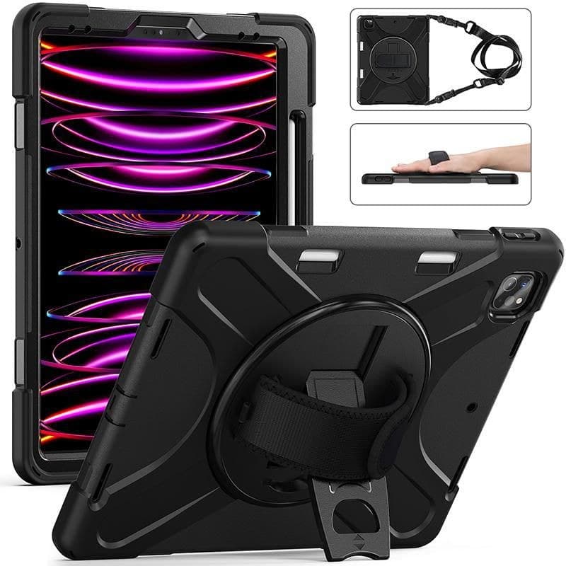 eSTUFF AUSTIN Defender Case for iPad Air 13 2026/2025/2024 - Black