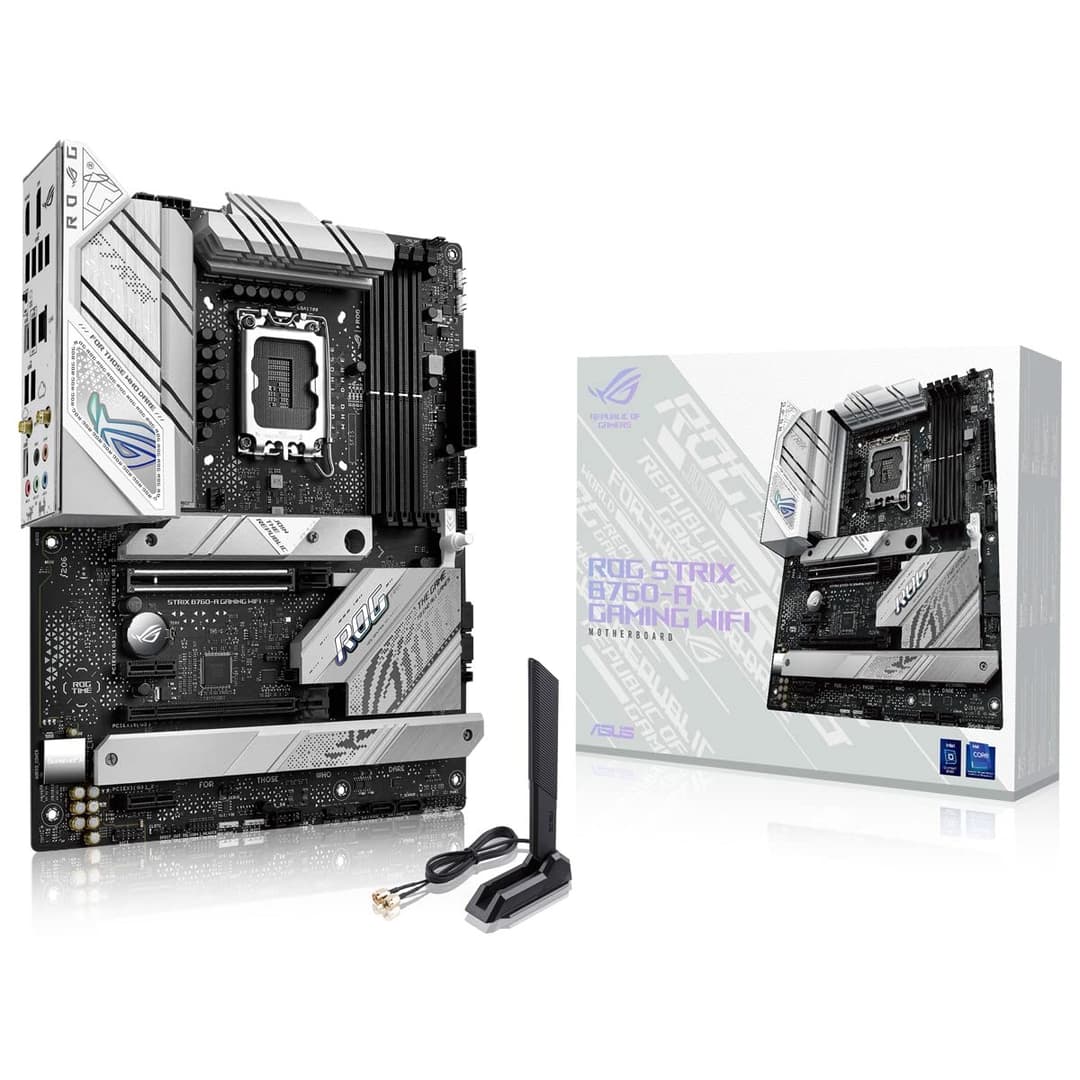 ASUS ROG STRIX B760-A GAMING WIFI Intel B760 LGA 1700 DDR5 ATX Motherboard - Image 1