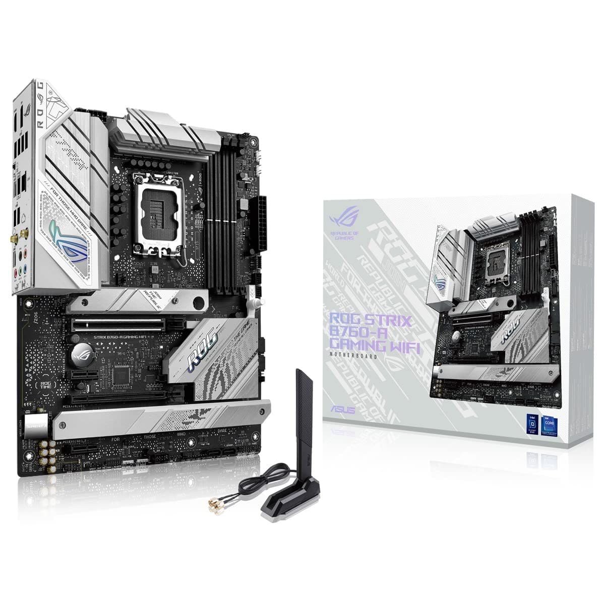 ASUS ROG STRIX B760-A GAMING WIFI Intel B760 LGA 1700 DDR5 ATX Motherboard