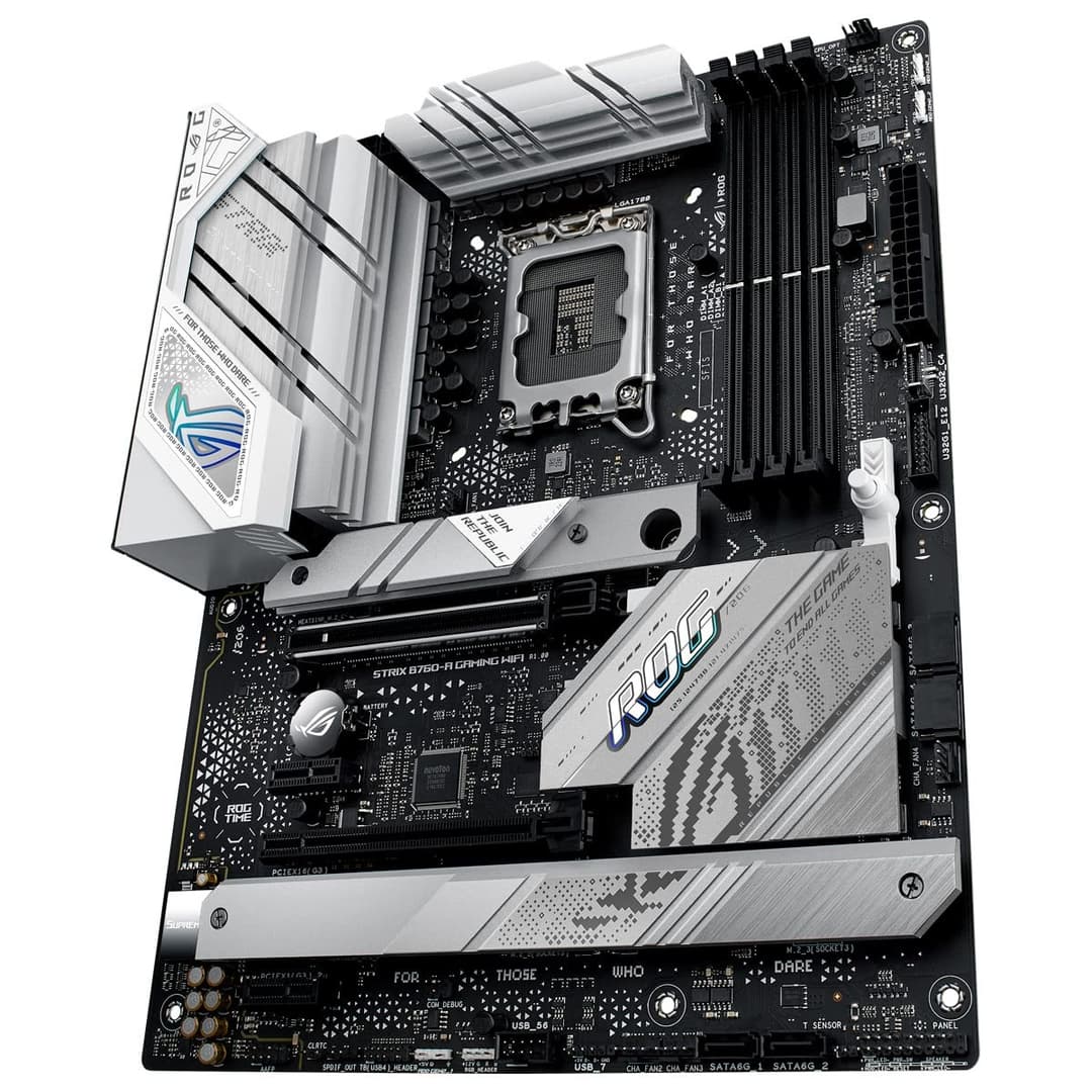 ASUS ROG STRIX B760-A GAMING WIFI Intel B760 LGA 1700 DDR5 ATX Motherboard - Image 4