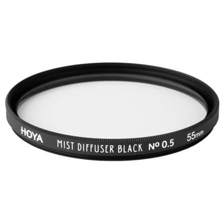 Hoya 55mm Mist Diffuser Black No. 0.5 Glass Filter - Image 1