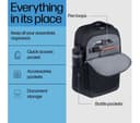 HP 15.6" Laptop Backpack Black & Grey thumbnail 8