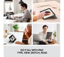 LOGITECH Combo Touch iPad Pro 11" (M4 & M5) Keyboard Folio Case - Grey thumbnail 2