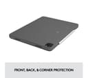 LOGITECH Combo Touch iPad Pro 11" (M4 & M5) Keyboard Folio Case - Grey thumbnail 3