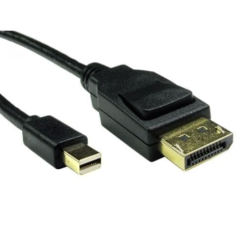 Cables Direct 1m Mini DisplayPort to DisplayPort v1.4 Cable 8K@60Hz 32.4Gbps - Image 2