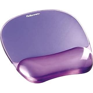 Fellowes Gel Crystals Mouse Pad with Wrist Rest  7.87 x 9.18  Purple - Image 5