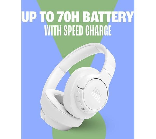 JBL Tune 770NC Wireless Over-Ear Bluetooth Noise-Cancelling Headphones - Blue - Image 2