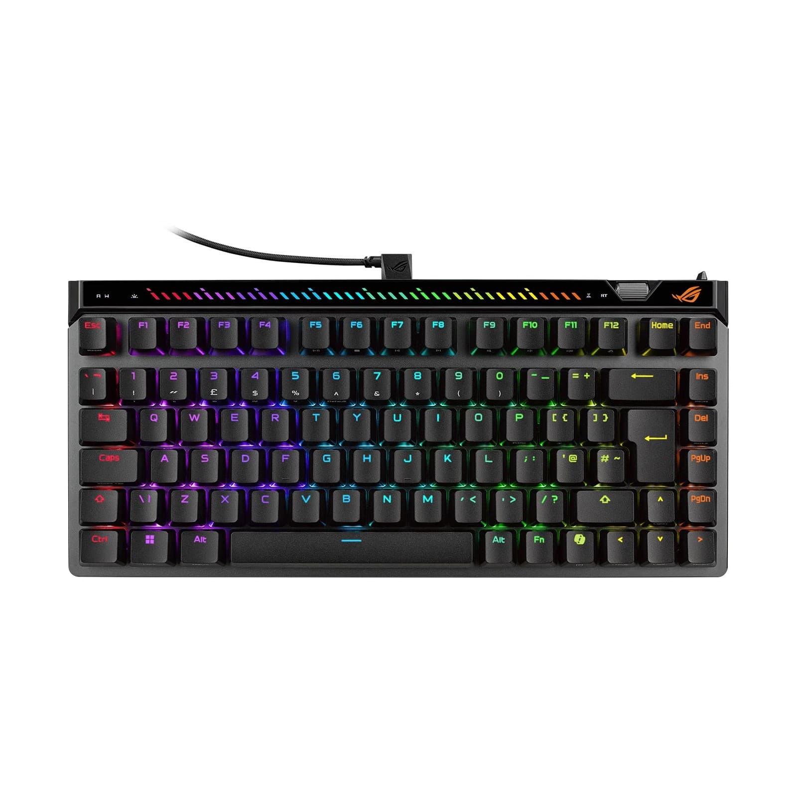 ASUS ROG Falchion Ace 75 HE RGB Wired Gaming Keyboard UK Layout - Black