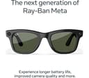 Ray-Ban Meta Wayfarer (Gen 2) Smart Glasses - Shiny Black, G-15 Green Lenses - Standard thumbnail 7