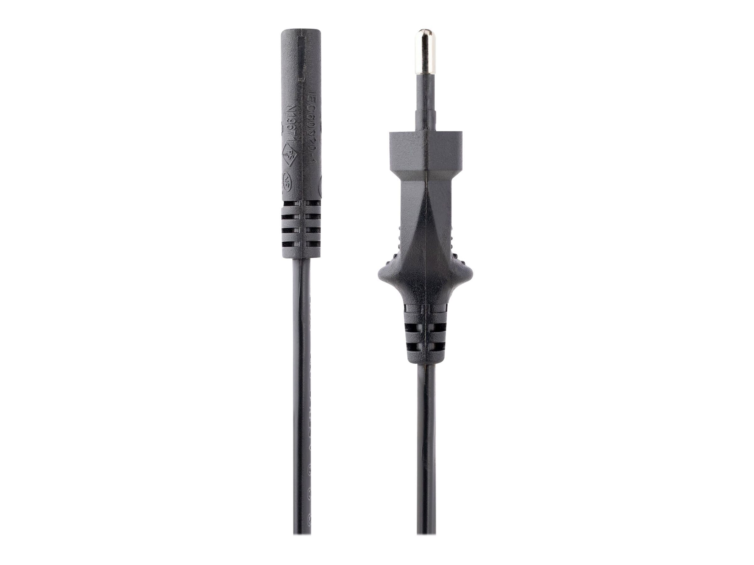 StarTech PXTNB2SEU1M Power Cable 1m Black