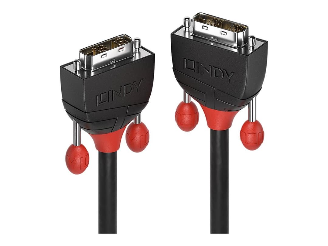 Lindy DVI Cable DVI-D 2m Black - Image 1