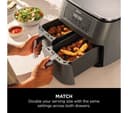 Ninja DZ300UK Dual Zone Air Fryer Gunmetal Grey thumbnail 4