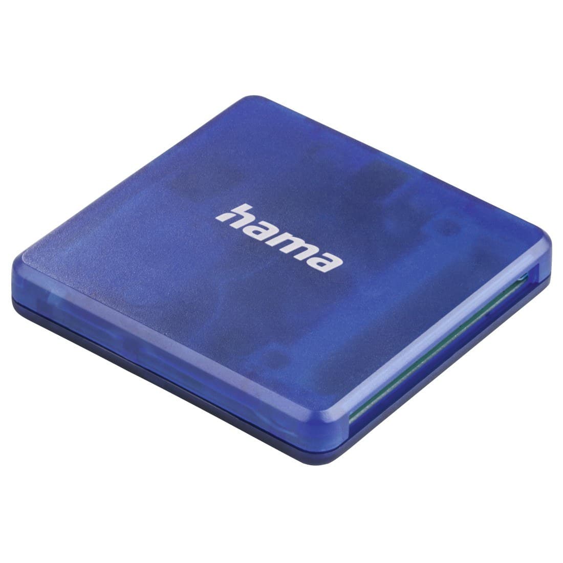Hama USB 2.0 Multi-Card Reader, SD/microSD/CF - Blue