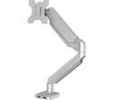 FELLOWES Platinum Series Single Arm Tilt & Swivel 40" Monitor Desk Mount - Silver thumbnail 1