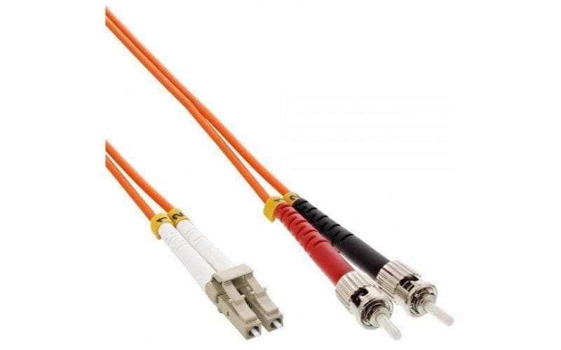 Fiber patch cable LC-ST OM2 7m, 50/125 Multimode Duplex - Image 1