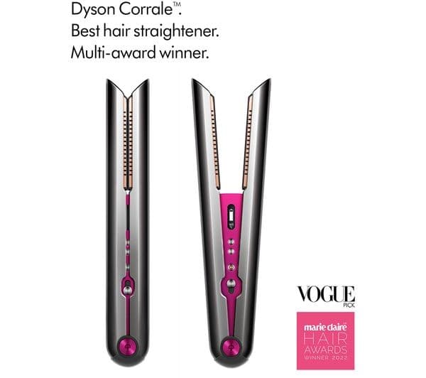 Dyson Corrale Hair Straightener Nickel & Fuchsia - Image 4