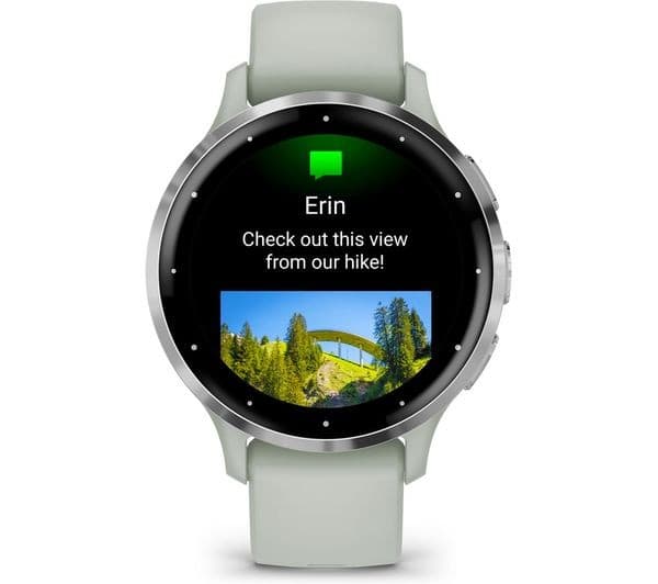 Garmin Venu 3S Smartwatch 41mm Silver & Sage Grey - Image 4
