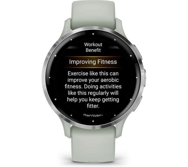 Garmin Venu 3S Smartwatch 41mm Silver & Sage Grey - Image 9