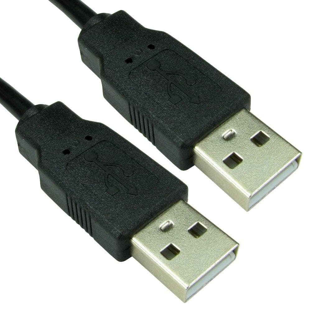 Cables Direct 5m USB 2.0 Type A to Type A Cable in Black - Image 1