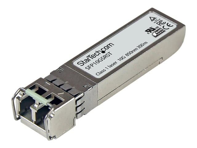 StarTech.com SFP10GSRST Cisco SFP-10G-SR Compatible SFP+ Transceiver Module 10GBASE-SR 10GbE Multimode Fibre LC 300m 850nm DDM