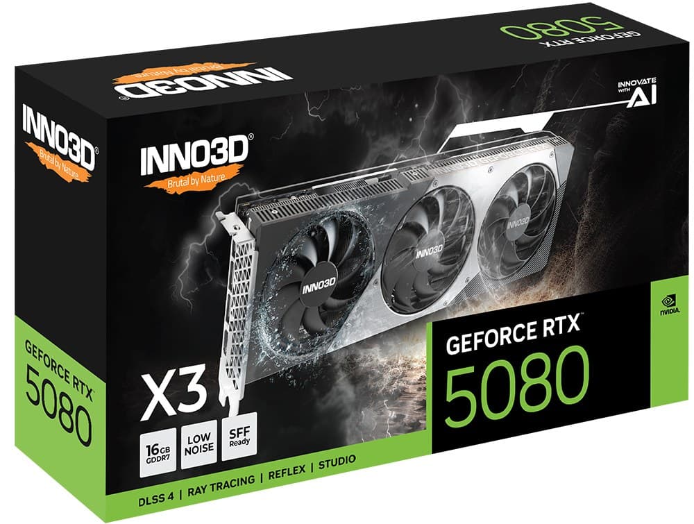 INNO3D GeForce RTX 5080 X3 16GB GDDR7 Graphics Card - Image 2