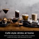 Ninja Luxe Café Premier 3-in-1 Coffee Machine with Built-In Grinder & Milk Frother Gun Metal ES601UKGM thumbnail 4