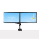 StarTech.com Desk Mount Dual Monitor Arm, Full Motion Monitor Mount for 2x VESA Displays up to 32" (17.6lb/8kg), Height Adjustable, Clamp/Grommet Mount, Mechanical Spring thumbnail 3