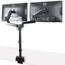 StarTech.com Desk Mount Dual Monitor Arm, Full Motion Monitor Mount for 2x VESA Displays up to 32" (17.6lb/8kg), Height Adjustable, Clamp/Grommet Mount, Mechanical Spring thumbnail 4