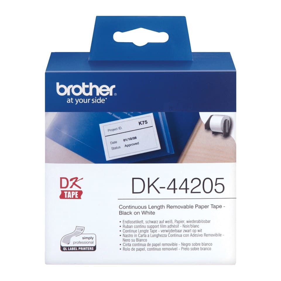 Brother White Removable Paper Tape - Image 2