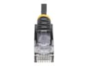 StarTech N6PAT300CMBKS Slim LSZH CAT6 Ethernet Patch Cable 3m Black - 10 Gigabit Snagless RJ45 100W PoE thumbnail 6
