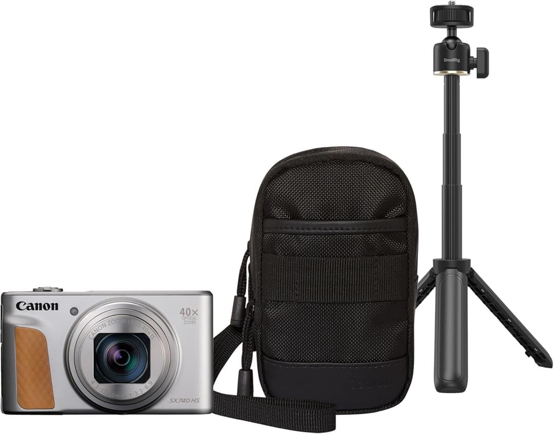 Canon PowerShot SX740 HS Lite Travel Kit Silver - Image 1