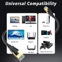 Cat 8 Ethernet Cable 5M – High-Speed 40Gbps RJ45 LAN Cable, Weatherproof thumbnail 5