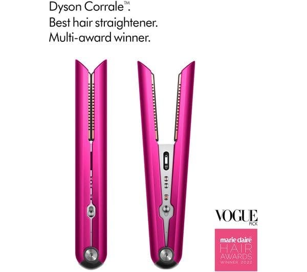 Dyson Corrale Hair Straightener Fuchsia & Bright Nickel - Image 3