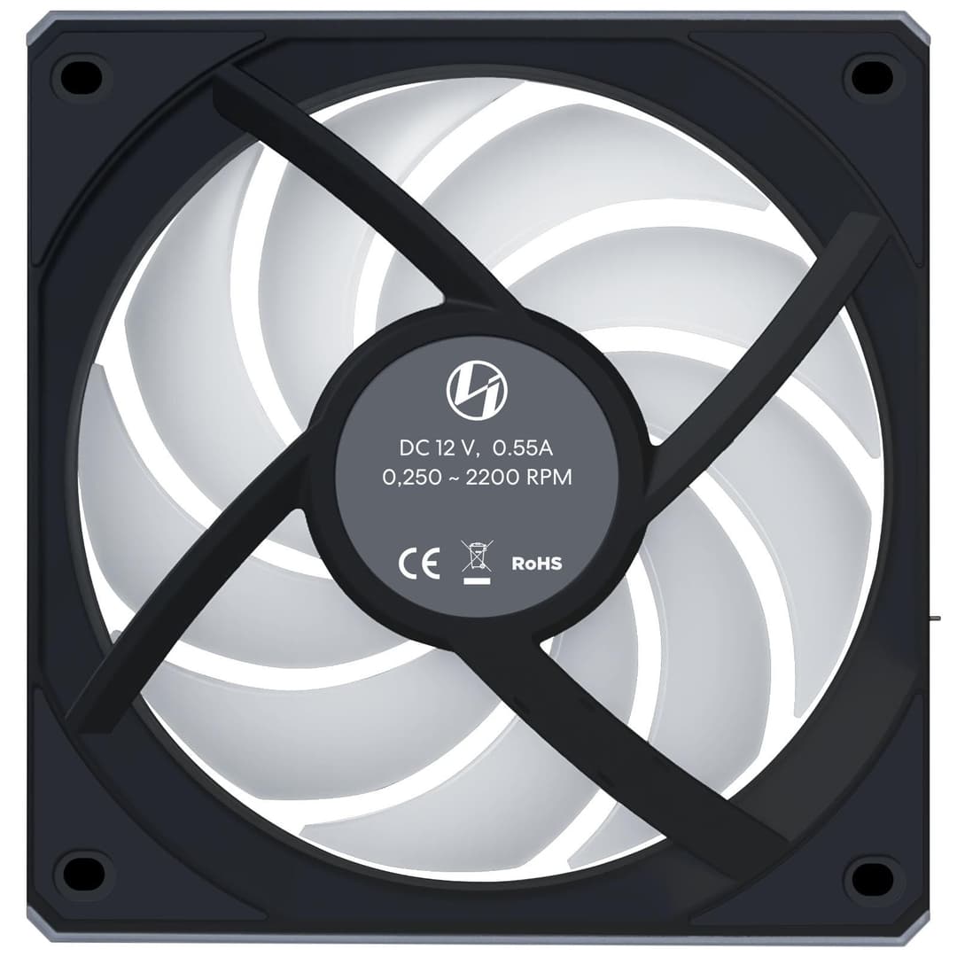 Lian Li UNI FAN CL120 Reverse Flow Triple Pack - Black - Image 5