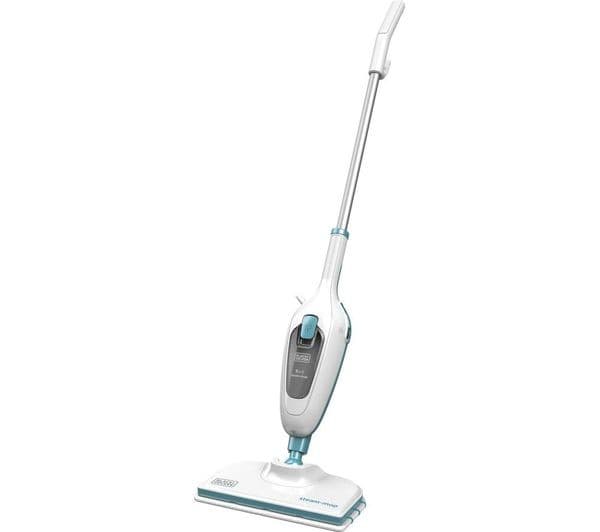 BLACK + DECKER FSMH13E5-GB 5-in-1 Steam Mop - White & Blue - Image 4