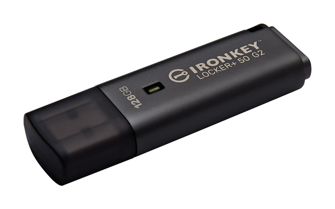 Kingston IronKey Locker+ 50 G2 AES-256 Encrypted USB 3.2 Gen 1 Flash Drive 128GB - Image 3