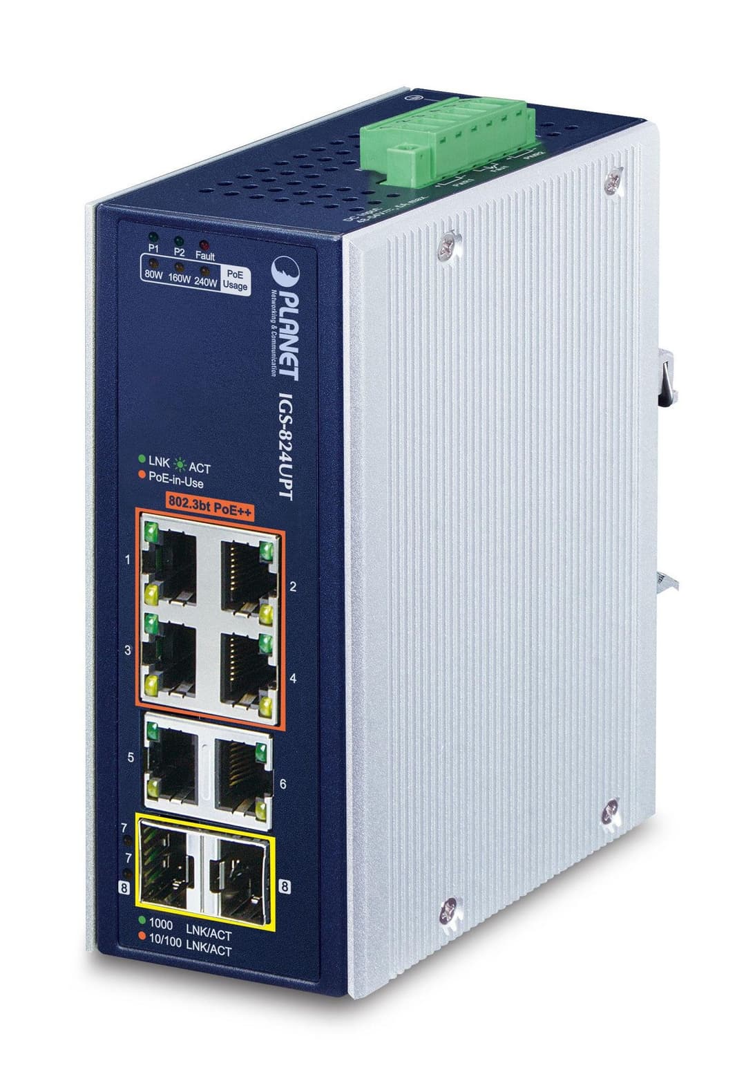 IP30 Industrial 4-Port - Image 1