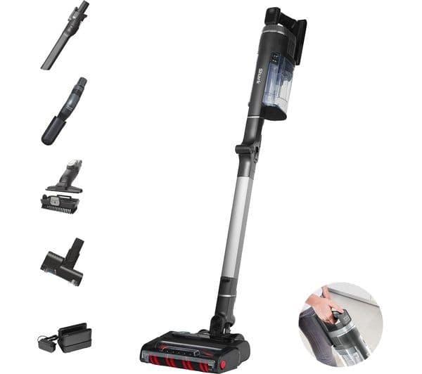 SHARK Stratos Anti Hair Wrap Plus Pet Pro IZ420UKT Cordless Vacuum Cleaner - Silver - Image 1