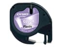DYMO LetraTAG 12267 (S0721530) - plastic tape - black on clear - 1 cassette(s) - Roll (1.2 cm x 4 m) thumbnail 1