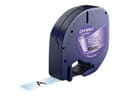 DYMO LetraTAG 12267 (S0721530) - plastic tape - black on clear - 1 cassette(s) - Roll (1.2 cm x 4 m) thumbnail 2