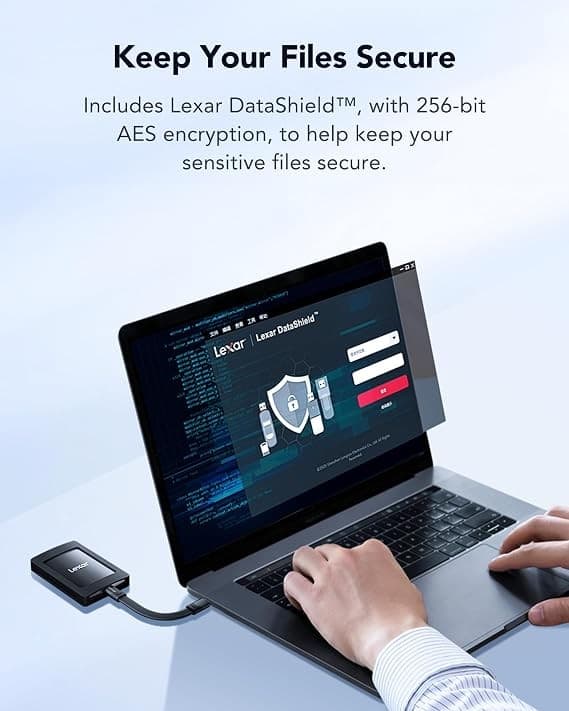 Lexar SL500M 1TB Portable External SSD USB 3.2 Gen 2x2 Magnetic Game - Image 6