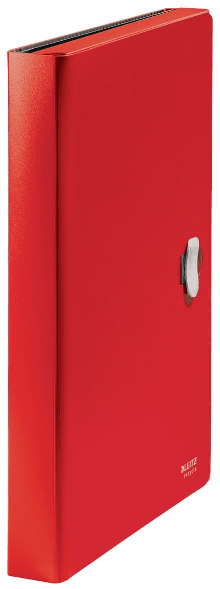 Leitz Recycle Expanding Concertina File A4 5 Compartments Red