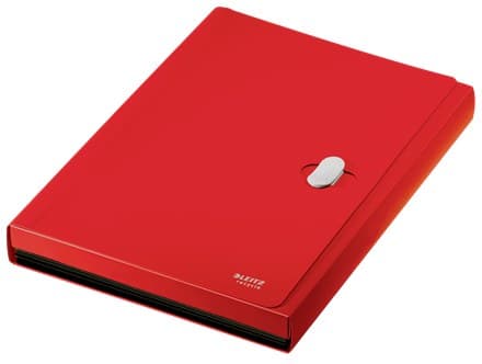 Leitz Recycle Expanding Concertina File A4 5 Compartments Red - Image 3