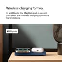 Belkin BoostCharge Pro 2-in-1 MagSafe Wireless Charging Pad 15W Blue thumbnail 3